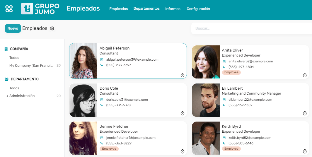 Gestiona eficientemente la información de tus empleados con Odoo Community Plus